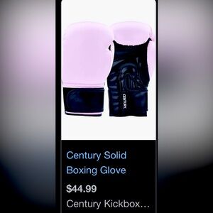 Century pink kickboxing boxing gloves